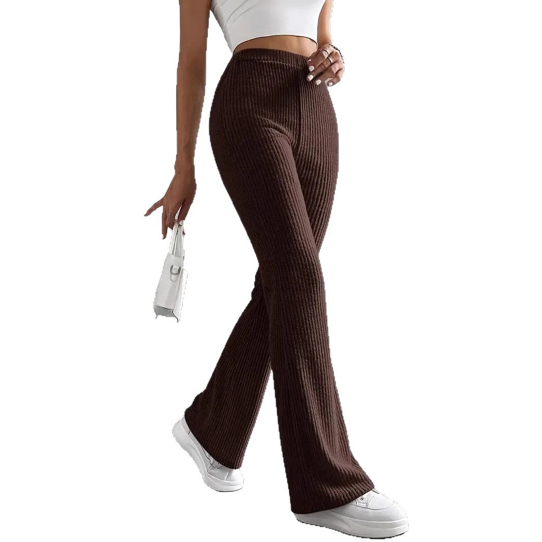 Averly |  Essential Ribbed Comfort Flare Pants –